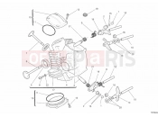 DUCATI 2012 Monster 1100 EVO ABS HORIZONTAL CYLINDER HEAD » VALVE DRIVE