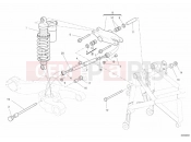 DUCATI 2012 Hypermotard 1100 EVO SP REAR SHOCK ABSORBER » SWING ARM