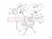 DUCATI 2012 Hypermotard 1100 EVO SP VERTICAL CYLINDER HEAD » VALVE DRIVE