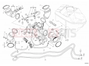 DUCATI 2012 Hypermotard 1100 EVO SP INTAKE MANIFOLD » INTAKE, CARBURETTOR