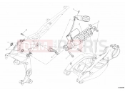 DUCATI 2012 Multistrada 1200 REAR SHOCK ABSORBER » SWING ARM