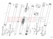 DUCATI 2012 Multistrada 1200 ABS FRONT FORK » FRONT SUSPENSION