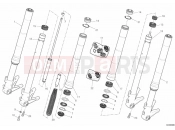 DUCATI 2012 Monster 659 FRONT FORK » FRONT SUSPENSION