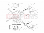 DUCATI 2012 Monster 659 HORIZONTAL CYLINDER HEAD » VALVE DRIVE