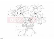 DUCATI 2012 Monster 696 VERTICAL CYLINDER HEAD » VALVE DRIVE