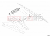 DUCATI 2012 Monster 795 REAR SHOCK ABSORBER » SWING ARM