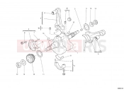 DUCATI 2012 Hypermotard 796 CRANKSHAFT » ENGINE CASE