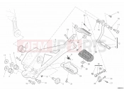 DUCATI 2012 Hypermotard 796 FOOTRESTS, LEFT » UNCLASSIFIED