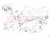 DUCATI 2012 Superbike 848 EXHAUST SYSTEM » EXHAUST SYSTEM