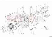 DUCATI 2012 Superbike 848 GENERATOR COVER - WATER PUMP » COOLING SYSTEM