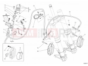 DUCATI 2012 Superbike 848 EVO FRONT BRAKE SYSTEM » BRAKING SYSTEM