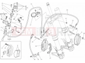 DUCATI 2012 Superbike 848 EVO Corse SE FRONT BRAKE SYSTEM » BRAKING SYSTEM