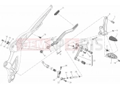 DUCATI 2012 Diavel BRA FOOTRESTS, LEFT » UNCLASSIFIED
