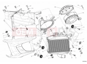 DUCATI 2012 Diavel Carbon RADIATOR, WATER, LH » COOLING SYSTEM
