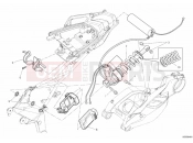 DUCATI 2011 Multistrada 1200 S Sport REAR SHOCK ABSORBER » SWING ARM