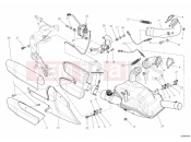 DUCATI 2011 Multistrada 1200 S Sport EXHAUST SYSTEM » EXHAUST SYSTEM