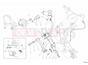 DUCATI 2011 Multistrada 1200 S Touring REAR BRAKING SYSTEM » BRAKING SYSTEM
