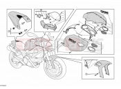 DUCATI Monster 696 MONSTER ART FAIRING » PLASTICS