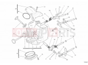 DUCATI 2011 Hypermotard 796 HORIZONTAL CYLINDER HEAD » VALVE DRIVE