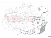 DUCATI 2011 Monster 796 ABS OIL COOLER » LUBRICATION SYSTEM