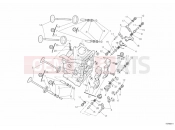 DUCATI 2011 Superbike 848 EVO HORIZONTAL CYLINDER HEAD » VALVE DRIVE