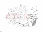 DUCATI 2010 Monster 1100 ABS OIL COOLER » LUBRICATION SYSTEM