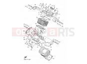 YAMAHA XVS 1300 A Midnight Star XVS1300A 12C6 2012 CYLINDER