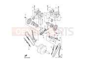 YAMAHA XVS 1300 A Midnight Star XVS1300A 12C6 2012 CAMSHAFT & CHAIN