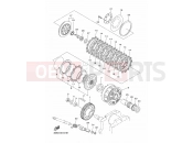 YAMAHA XVS 1300 A Midnight Star XVS1300A 12C6 2012 CLUTCH