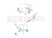 YAMAHA XVS 1300 A Midnight Star XVS1300A 12C6 2012 SHIFT SHAFT