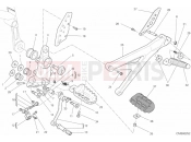 DUCATI 2010 Hypermotard 1100 EVO FOOTRESTS, LEFT » UNCLASSIFIED