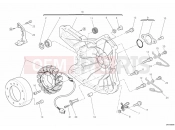 DUCATI 2010 Hypermotard 1100 EVO SP GENERATOR COVER » IGNITION SYSTEM