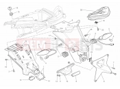 DUCATI 2010 Multistrada 1200 NUMBER PLATE HOLDER - TAIL LIGHT » LIGHTING SYSTEM