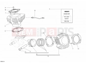 DUCATI 2010 Monster 696 CYLINDER - PISTON » ENGINE CASE