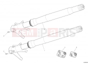 DUCATI 2010 Streetfighter S FRONT FORK » FRONT SUSPENSION
