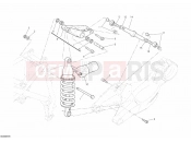 DUCATI 2010 Streetfighter S REAR SHOCK ABSORBER » SWING ARM