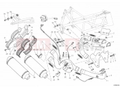 DUCATI 2010 Streetfighter S EXHAUST SYSTEM » EXHAUST SYSTEM