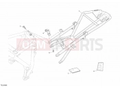 DUCATI 2009 Superbike 1098 R REAR FRAME » FRAME