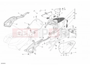 DUCATI 2009 Superbike 1098 R Bayliss SEAT » TANK/SEAT