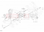 DUCATI 2009 Multistrada 1100 REAR SHOCK ABSORBER » SWING ARM