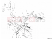 DUCATI 2009 Multistrada 1100 FOOTRESTS, LEFT » UNCLASSIFIED