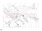 DUCATI 2009 Sportclassic GT1000 FOOTRESTS, LEFT » UNCLASSIFIED
