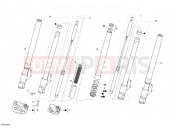 DUCATI Sportclassic GT1000 Touring FRONT FORK » FRONT SUSPENSION