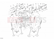 DUCATI 2008 Superbike 1098 VERTICAL CYLINDER HEAD » VALVE DRIVE