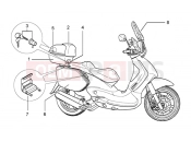 PIAGGIO Rear trunk kit-side bags kit