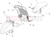 PIAGGIO Beverly 125 Wheel huosing - Mudguard