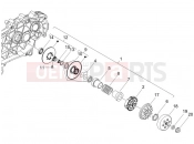 PIAGGIO Beverly 125 Driven pulley