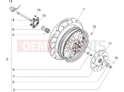 PIAGGIO Beverly 125 első kerék