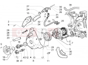 PIAGGIO Beverly 125 RST Flywheel magneto - water pump