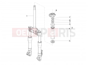 PIAGGIO Beverly 125 RST 4T 4V ie Fork/steering tube - Steering bearing unit
